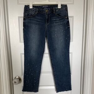 Democracy Flex-ellent jeans with Pearl Accents Sz 8